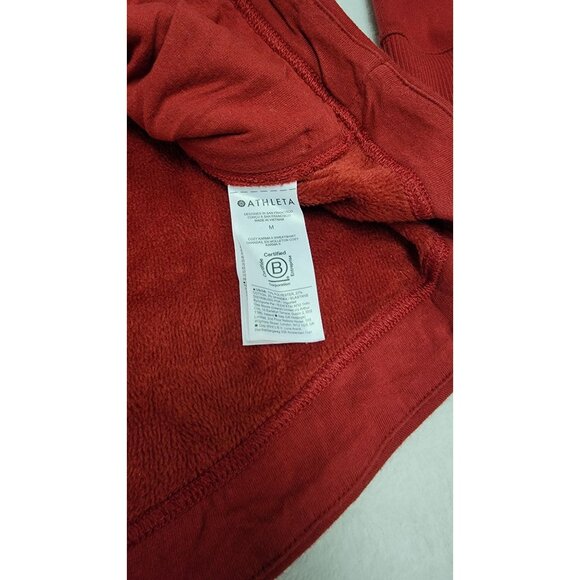 NWOT Athleta Cozy Karma Funnel Neck Sweatshirt Medium - Picture 6 of 6